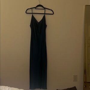Elegant Black Spaghetti Strap Dress
